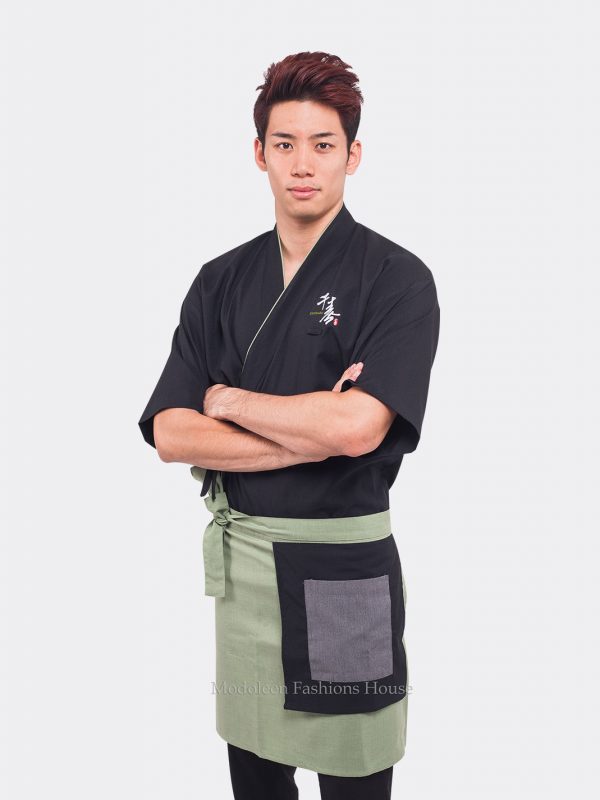 Kitchen Japanese Chef Cook Coat Uniform