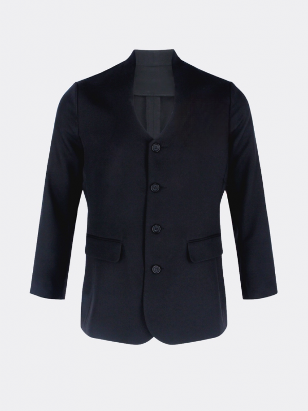 black F&B waiter waitress bacha jacket semi-jacket