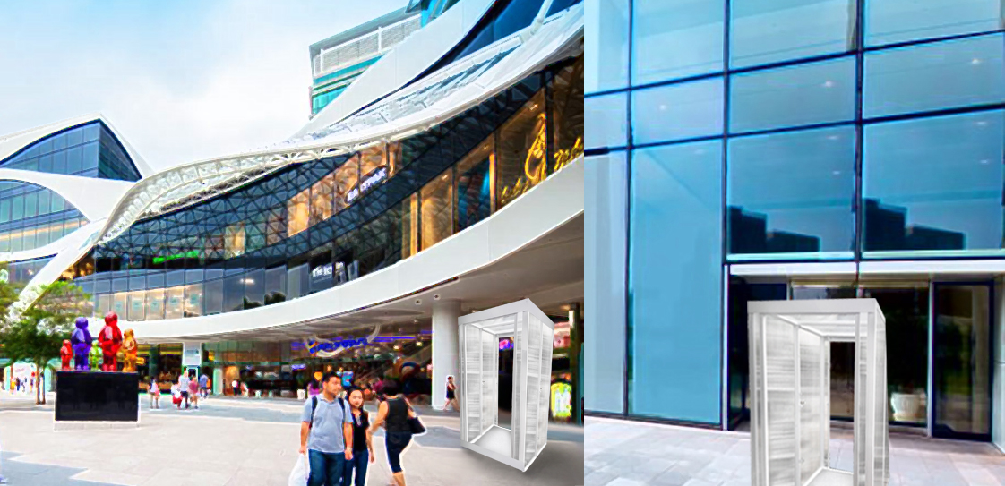 disinfection chamber sterilizing cabinet disinfection walk through chamber covid 19 anti epidemic disinfection station