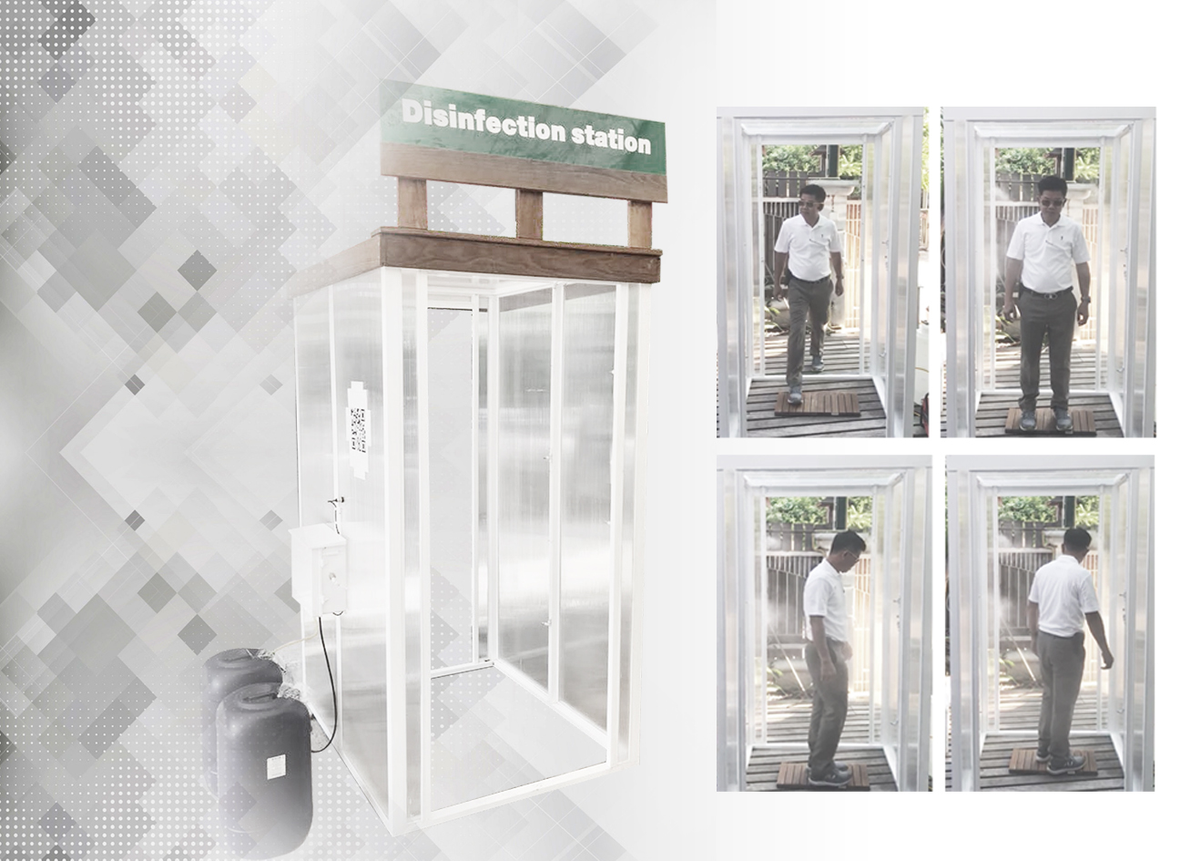 disinfection chamber sterilizing cabinet disinfection walk through chamber covid 19 anti epidemic anti covid disinfectant smaller R copy