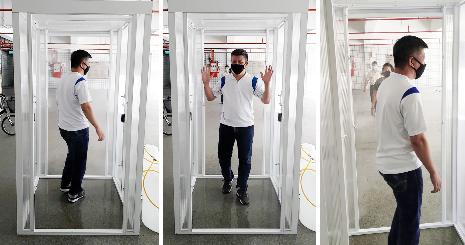 disinfection chamber sterilizing cabinet disinfection walk through chamber covid 19 anti epidemic