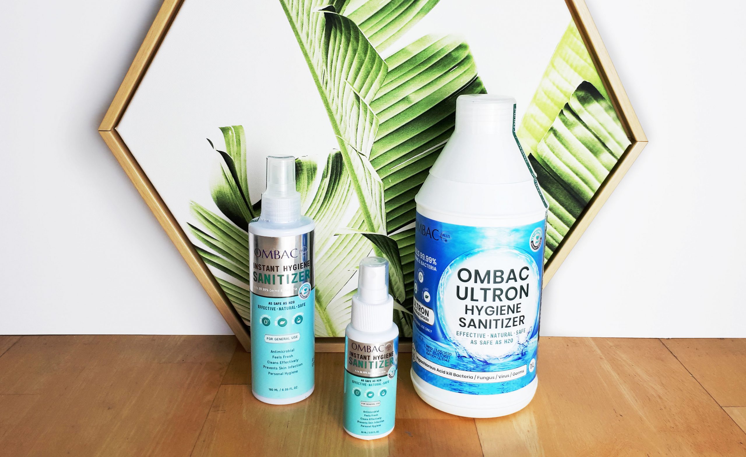 OMBAC Disinfectant hand sanitizer safe product