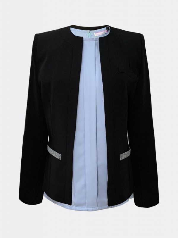 Receptionist jacket and blouse uniform