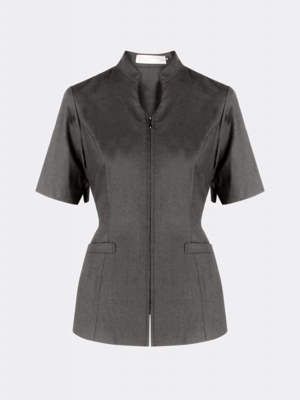 Minimalist Zip Blouse